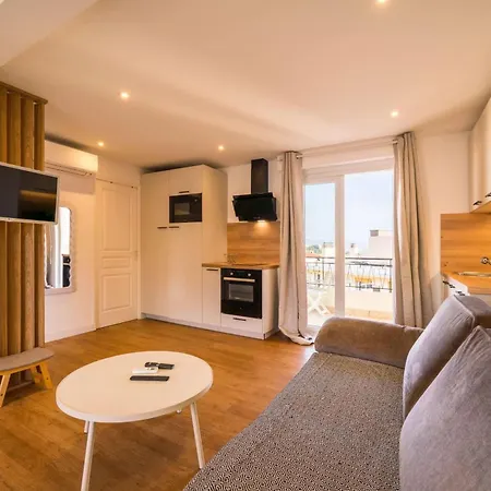 Apartamento Skyview - Central, Cocooning Avec Terrasse Et Parking Antibes